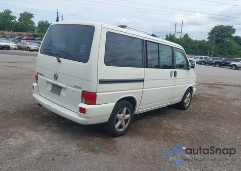 2002 Volkswagen Eurovan Gls из США, поврежденный, VIN WV2KB47052H026745